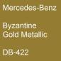 Preview: Mercedes-Benz, Byzantine Gold Metallic, DB-422.